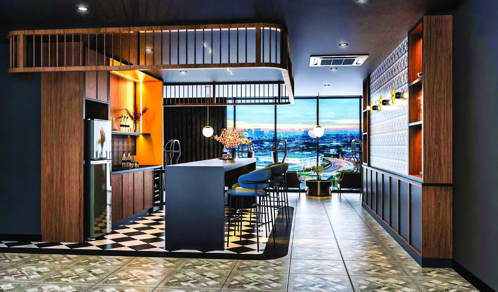 Lunar Seputeh chill lounge, artist's impression